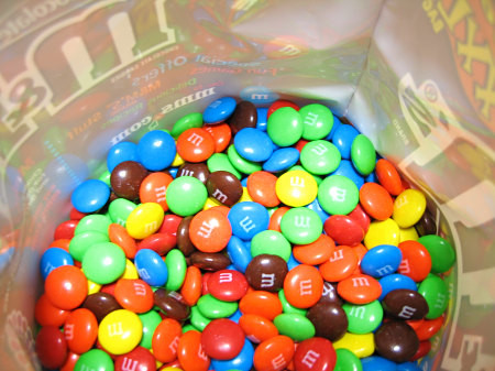 m&m's bowl